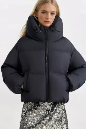 LILY Platinum Goose Down Puffer